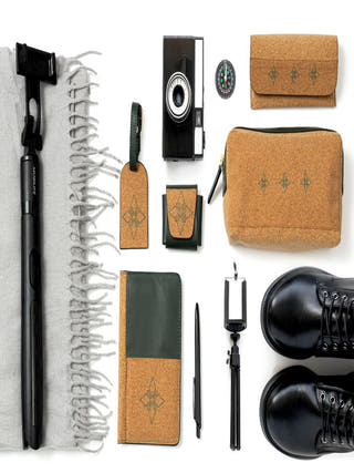 Basil Vegan Leather Holiday Travel Set