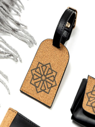 Noir Vegan Leather Holiday Travel Set