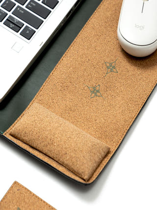 Basil Vegan Leather Desk Set