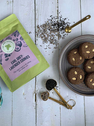 Earl Grey Lavender Cookies Pack OF 6 The Mint Enfold