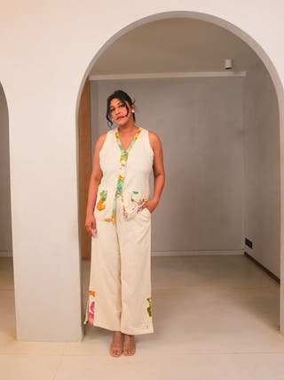 Em Vest Pants Set