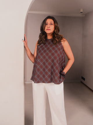 Everyday Top Brown Plain