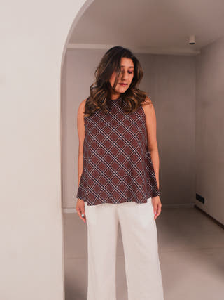 Everyday Top Brown Plain