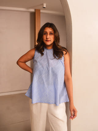 Light Blue Everyday Top