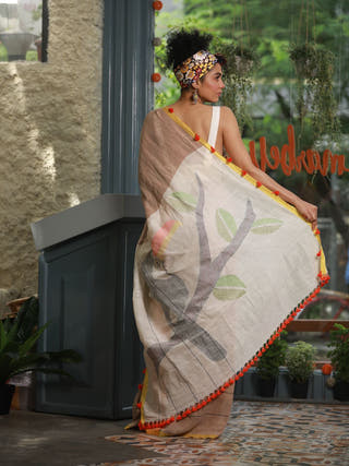 Trendy Toucan Saree