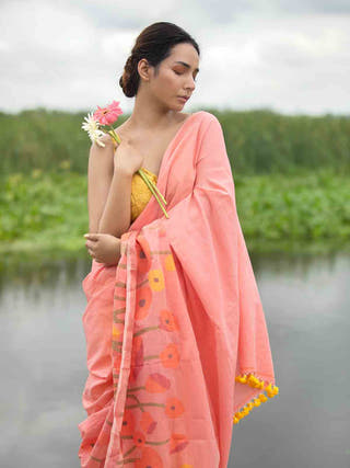 Posto Phool Saree