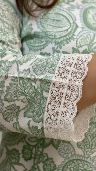 Avani Mint Bloom Kurti