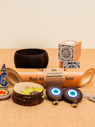 Handmade Go Green Diwali Gift Hamper Scrapshala