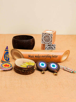 Handmade Go Green Diwali Gift Hamper Scrapshala