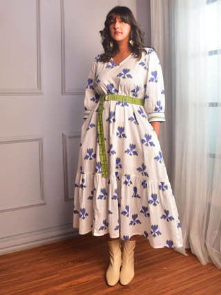 Shay Long Dress Why So Blue Blue