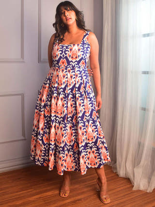 Zia Pleated dress