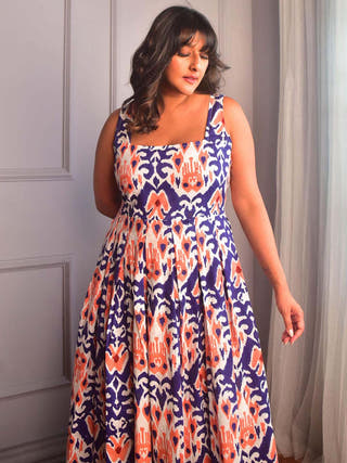 Zia Pleated dress