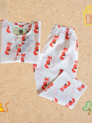 The Bushy Fox Unisex Nightdress