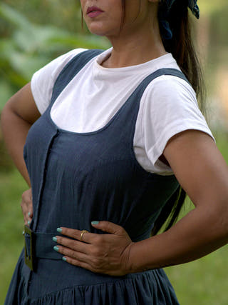 VINTAGE CLASSICS Princess Saga Dress Black Frills&Falls