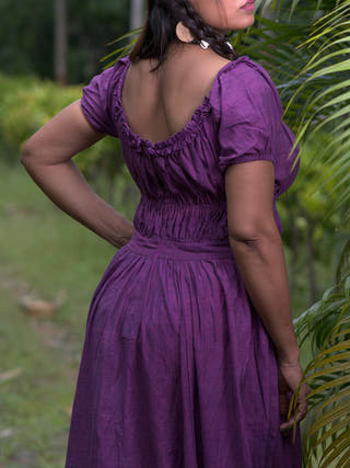 VINTAGE CLASSICS Times Epilogue Dress Violet Frills&Falls