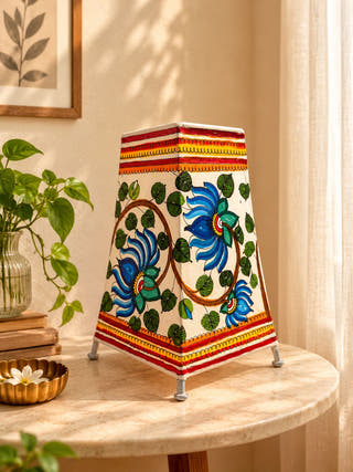Lotus Design Table Lamp - Multicolor