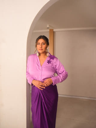 Freya Modal Top Knot Skirt Set