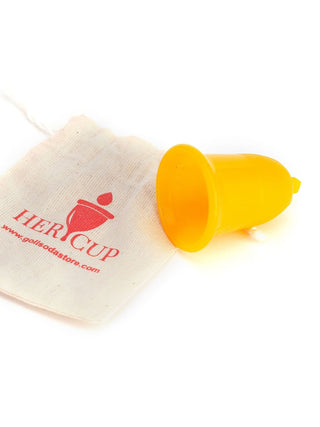 Goli Soda Her Cup Reusable Menstrual Cup for Women Yellow Goli Soda