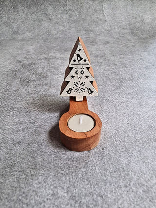 Standing Christmas Tree Tea Light |  Set of 10