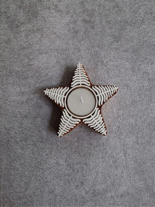 Christmas Star Tea Light | Set of 10