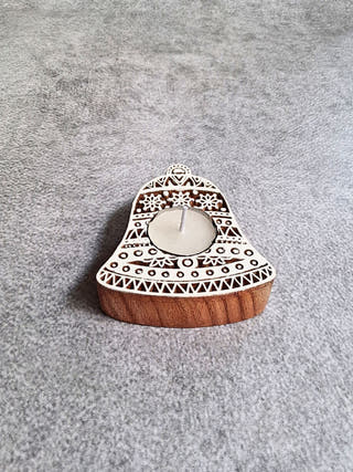 Christmas Bell Tea Light | Set of 10