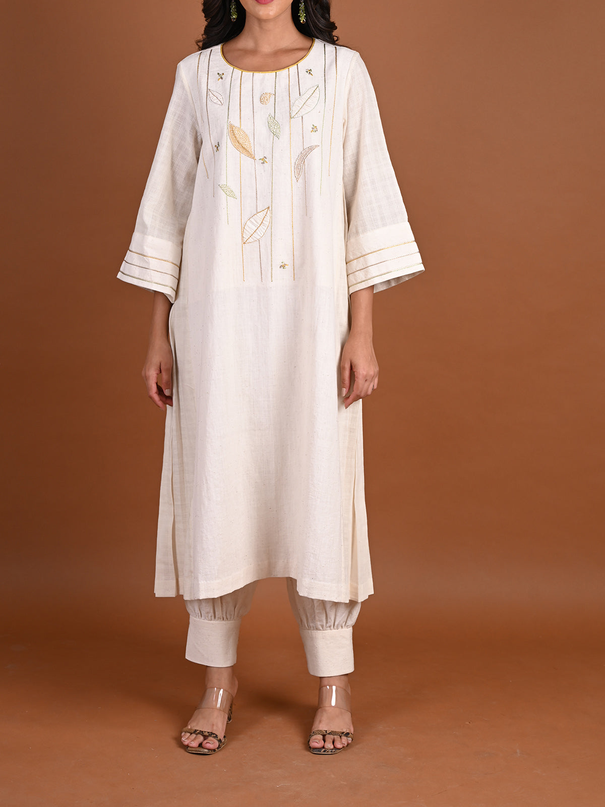 Aayat Side Pleated Panels Kurta