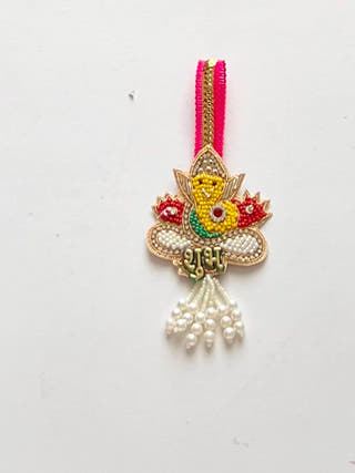 Ganesha Shubh Labh Door Hangings | Set of 2