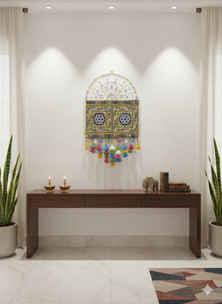 Lippan and Embroidery Wall Art