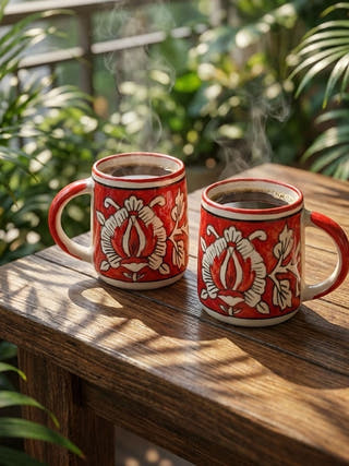 Sanjh – The Heritage Mug | Set Of 2