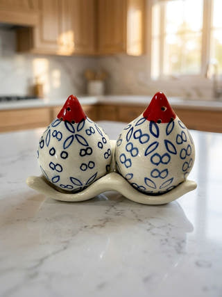 Sera Ceramic Salt & Pepper Sprinkle Set