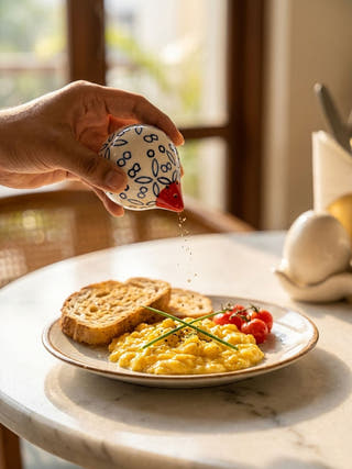 Sera Ceramic Salt & Pepper Sprinkle Set