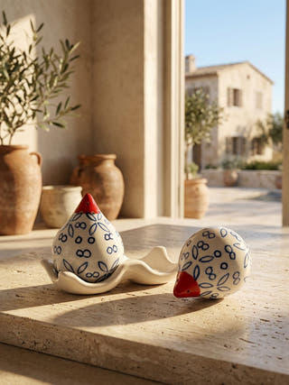 Sera Ceramic Salt & Pepper Sprinkle Set