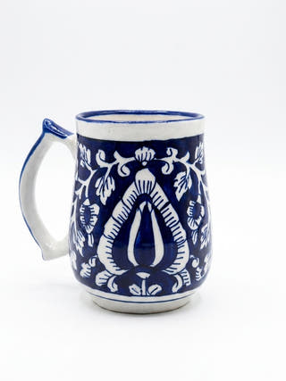 Neel-Kusum Blue Pottery Mug | Set Of 2