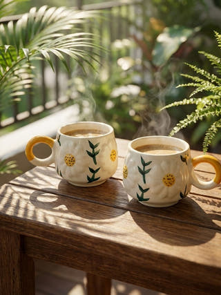 Surajmukhi – The Sunflower Mug | Set Of 2