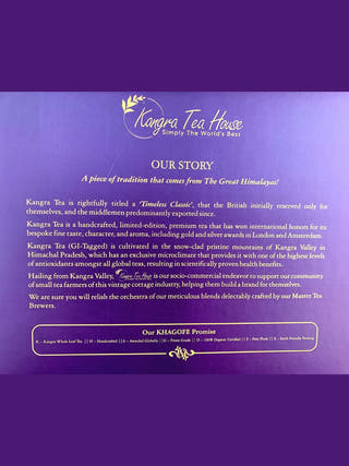 Elegant Glass Infuser & Organic Handcrafted Tea (Set of 3) Premium Gift Set