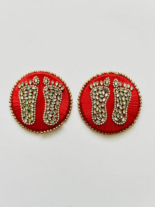 Goddess Lakshmi Charan Little Canvas