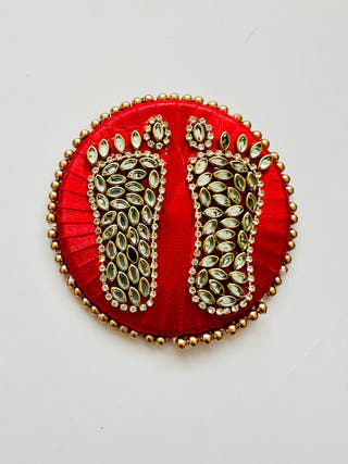 Goddess Lakshmi Charan | Set of 2