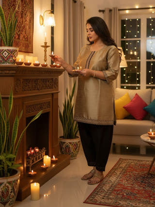 Suhani Golden Glow Kurti