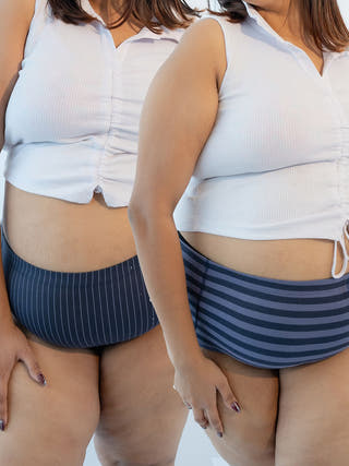 Grapes And Blueberries Organic Cotton Boyshorts | Pack Of 2