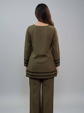 Vana Olive Essence Co-ord Set