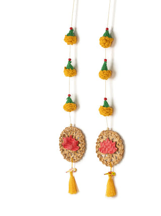 Marigold Lotus Handcrafted Banana Hanging - Set of 2