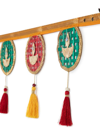 Deepam Handcrafted Bamboo Toran