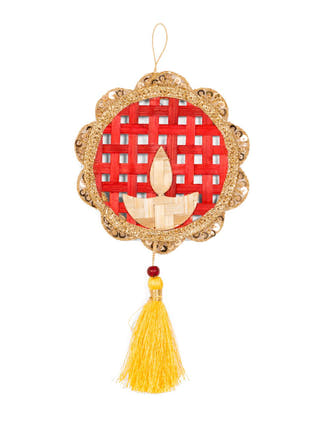 Deepak Handcrafted Bamboo Hanging - Set of 2