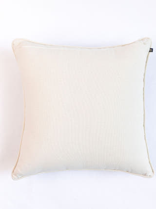 Country Style Crewel Embroidered Pamposh Cushion Cover