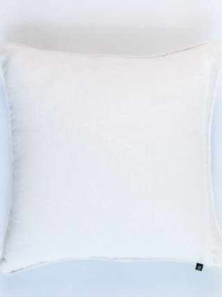 Hamptons Style Multi Embroidered Orange Blossom Cushion Cover