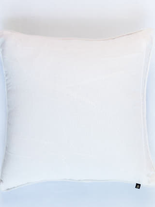 Hamptons Style Multi Embroidered Green Blossom Cushion Cover