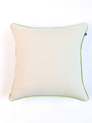 Hamptons Style Multi Embroidered Mint Green Paisley Cushion Cover