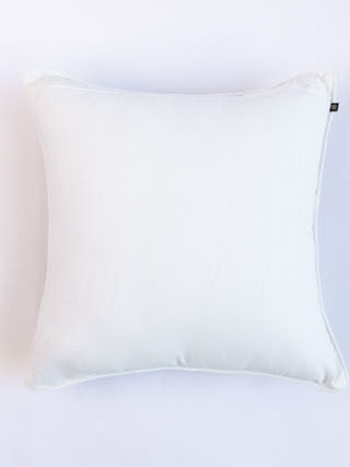 Suzani Style Crewel Embroidered Black and Red Tashkent Cushion Cover