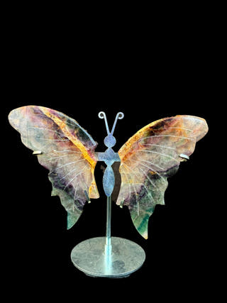 Multicolor Fluorite Butterfly – Clarity & Emotional Flow
