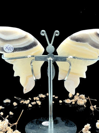 White Onyx Butterfly – Purity & Calm